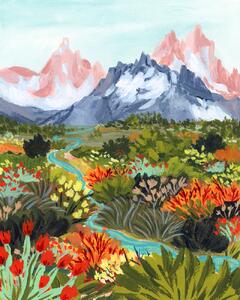 Ilustrácia Autumn Mountains, Sarah Gesek, (30 x 40 cm)