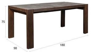 Jedálenský stôl z masívneho dreva 90x180 cm Bruneau – Dutchbone