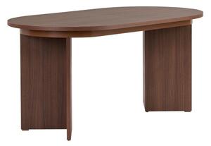 Rozkladací jedálenský stôl s prídavnou doskou v dekore orecha 90x160 cm Sorell – Kalune Design