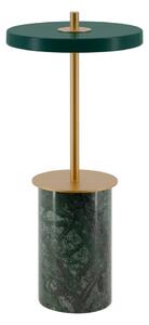 Zelená mramorová LED stolová lampa so stmievačom s kovovým tienidlom (výška 25,5 cm) Asteria Move Mini – UMAGE