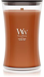 Woodwick Saffron Smoke vonná sviečka s dreveným knotom 610 g