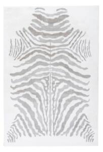 KOBEREC S VYSOKÝM VLASOM, 120/160 cm sivá, biela - Online Only bytové doplnky, Online Only