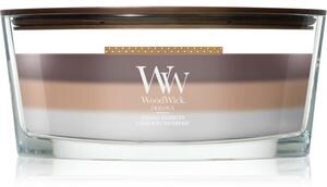Woodwick Radiant Cashmere vonná sviečka s dreveným knotom 453.6 g
