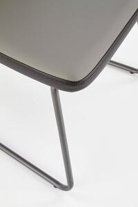 Jedálenská stolička K300 Halmar Čierna / biela