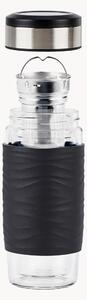 Sklenený hrnček na čaj so sitkom Man, 400 ml
