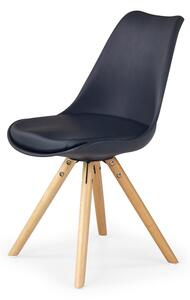 Jedálenská stolička K201 Halmar Čierna