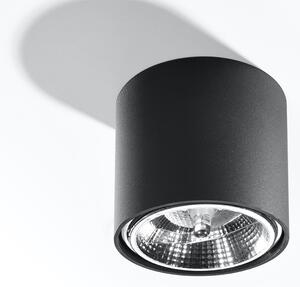 Sollux Lighting Tiube stropné svietidlo 1x40 W čierna SL.0697