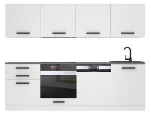 Kuchynská linka Belini Premium Full Version 240 cm biely mat s pracovnou doskou ALICE Výrobca