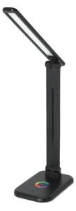 LED RGBW Stmievateľná stolná lampa NOBLITE LED/7W/5V 3000/4000/6500K čierna