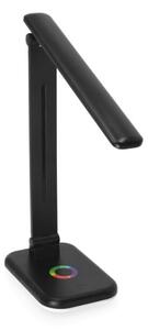 LED RGBW Stmievateľná stolná lampa NOBLITE LED/7W/5V 3000/4000/6500K čierna