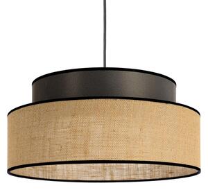 Luster na lanku BOHO 1xE27/60W/230V pr. 40 cm hnedá/béžová