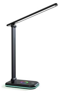 LED RGBW Stmievateľná stolná lampa NOBLITE LED/7W/5V 3000/4000/6500K čierna