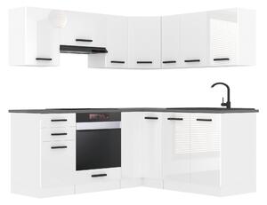 Kuchynská linka Belini Premium Full Version 380 cm biely lesk s pracovnou doskou SARAH Výrobca