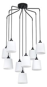 Eglo 39738 - Luster na lanku BERNABETTA 9xE27/40W/230V biela