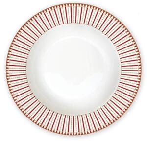 FEDORA Home Vianočné hlboké taniere Magie de Noel, set 6 ks, priemer 21,5 cm