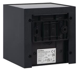 Kanlux 28996-LED Solárne nástenné svietidlo REKA LED/3W/230V 3000/4000/6500K IP65 čierna