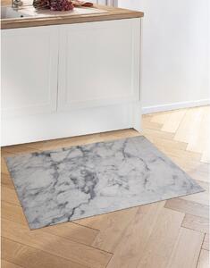 Vinylový koberec s motívom bieleho mramoru