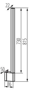 Kanlux 45871 - LED vonkajšie nástenné svietidlo YALTE LED/11W/230V 3000/4000/6500K IP54 čierna