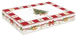 FEDORA Home Vianočný servírovací podnos oválny Christmas Tale
