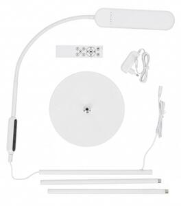 Stmievateľná LED stojacia lampa TEILO LED/10W/230V 3000/4000/6500K biela + diaľkový ovládač