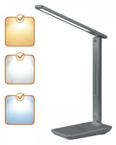 LED stmievateľná stolová lampa NOBLITE N LED/7W/230V 3000/4000/6500K šedá