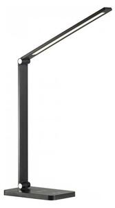 Stmievaná LED stolná lampa s bezdrôtovým nabíjaním NOBLITE Q LED/7W/230V 3000/4000/6500K čierna