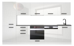 Kuchynská linka Belini Premium Full Version 300 cm biely lesk s pracovnou doskou ROSE Výrobca