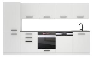 Kuchynská linka Belini Premium Full Version 300 cm biely mat s pracovnou doskou ROSE Výrobca