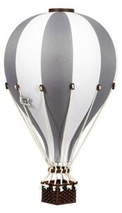 Super balloon Dekoračný teplovzdušný balón - sivá - S-28cm x 16cm