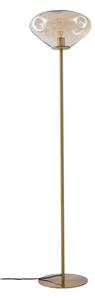 Lindby - Lelia stojaca lampa výška 150 cm jantárové sklo kov