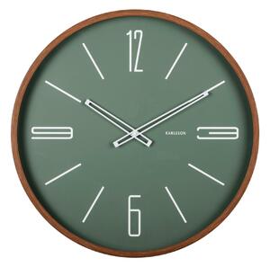 NÁSTENNÉ HODINY zelená 51 cm Karlsson - Hodiny, Online Only