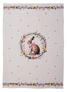 Utierka zajac s kvetmi Easter Whispers Collection - 50*70 cm - Clayre & Eef