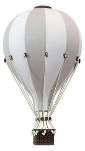 Super balloon Dekoračný teplovzdušný balón- svetlo sivá - S-28cm x 16cm
