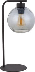 TLG Moderná stolná lampa CARLO, 1xE27, 60W, čierna