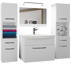 Kúpeľňový nábytok Belini Premium Full Version biely mat + umývadlo + zrkadlo + LED osvetlenie Glamour 96 Výrobca