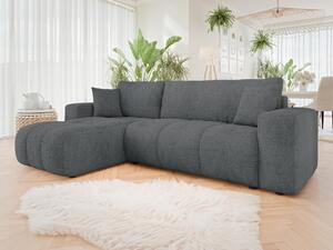 Mirjan24 Rohová rozkladacia sedačka Larow Boucle, Dostupné poťahy: Coral 80 5903211452086