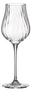 Crystal Bohemia BOHEMIA LIMOSA OPTIC POHÁR NA VÍNO 250ML SADA 6KS