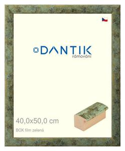 DANTIK rám na obraz 40x50 | BOX filmzelená (Sklo Čiré)