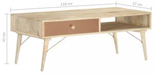 Konferenčný stolík 118 x 57 x 45 cm mangovníkové drevo Dekorhome