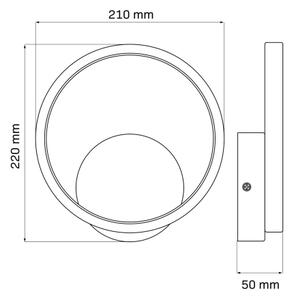 LED Nástenné svietidlo ROMAN LED/11,5W/230V 4000K zlatá