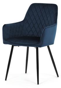 Jedálenská stolička modrá DCH-215 BLUE4