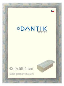DANTIK rám na obraz 42x59,4 | PAINT zelená velká (Plexi Čiré)