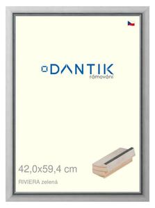 DANTIK rám na obraz 42x59,4 | RIVIERA zelená (Plexi Čiré)