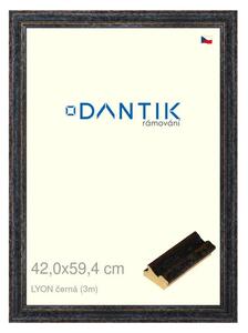 DANTIK rám na obraz 42x59,4 | LYON černá (Plexi Čiré)