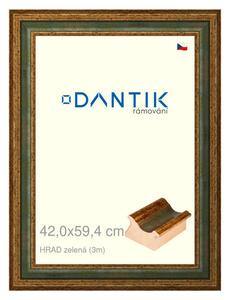 DANTIK rám na obraz 42x59,4 | HRAD zelená (Plexi Čiré)
