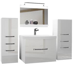 Kúpeľňový nábytok Belini Premium Full Version biely lesk + umývadlo + zrkadlo + LED osvetlenie Glamour 62 Výrobca