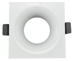 Rámček pre podhľadové svietidlo GU10 8,6x8,6 cm, biely