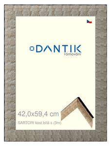 DANTIK rám na obraz 42x59,4 | SARTORI kost.bílá s (Plexi Čiré)