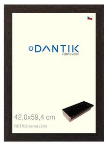 DANTIK rám na obraz 42x59,4 | RETRO černá (Plexi Čiré)