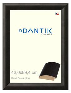 DANTIK rám na obraz 42x59,4 | René černá (Plexi Čiré)
